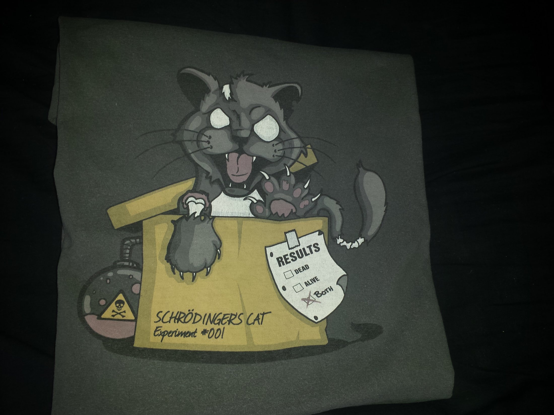 Ein Schrödinger-Shirt braucht doch jeder Nerd, oder?